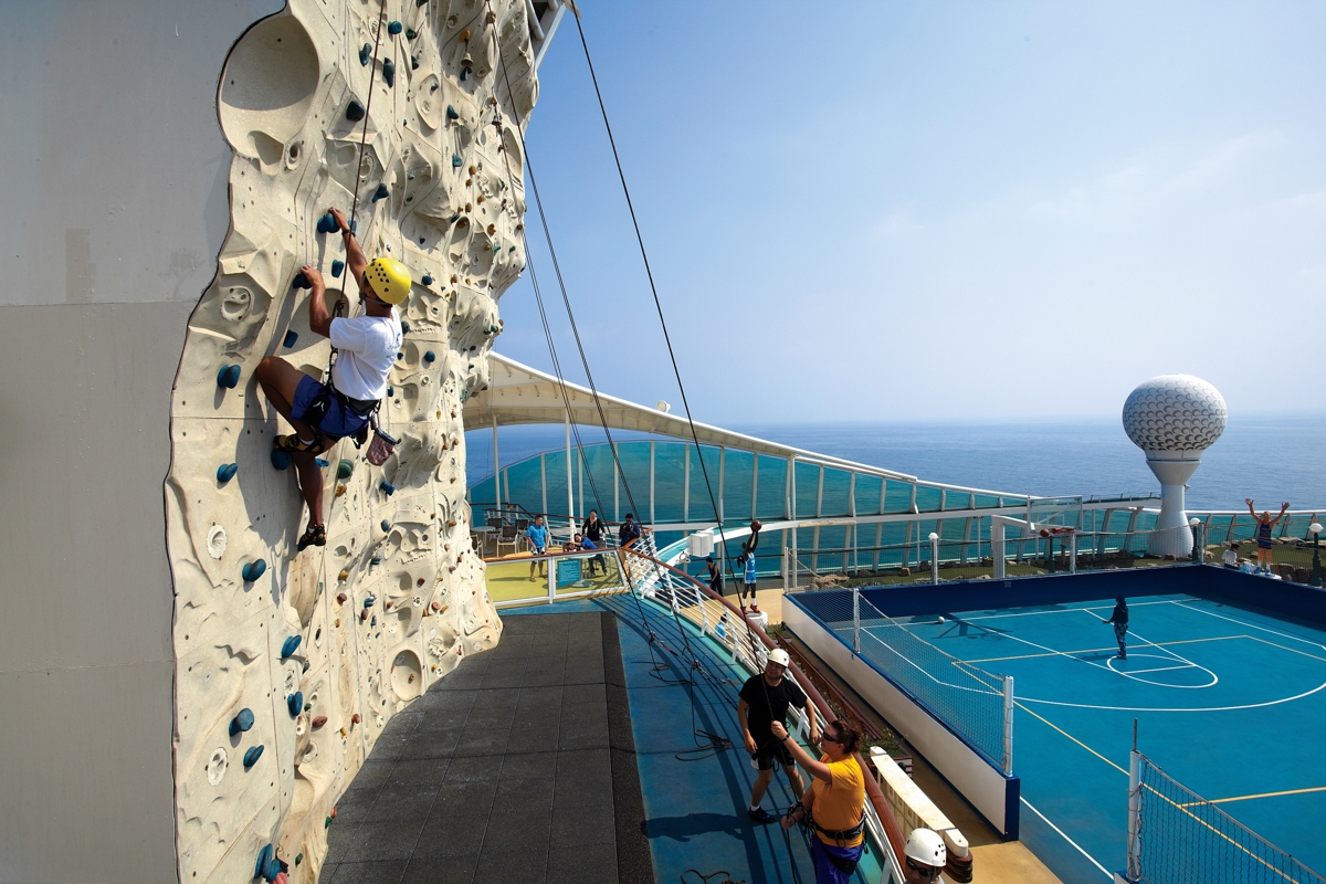 Royal Caribbean International Voyager of the Seas Exterior Rock Climbing Wall 7.jpg