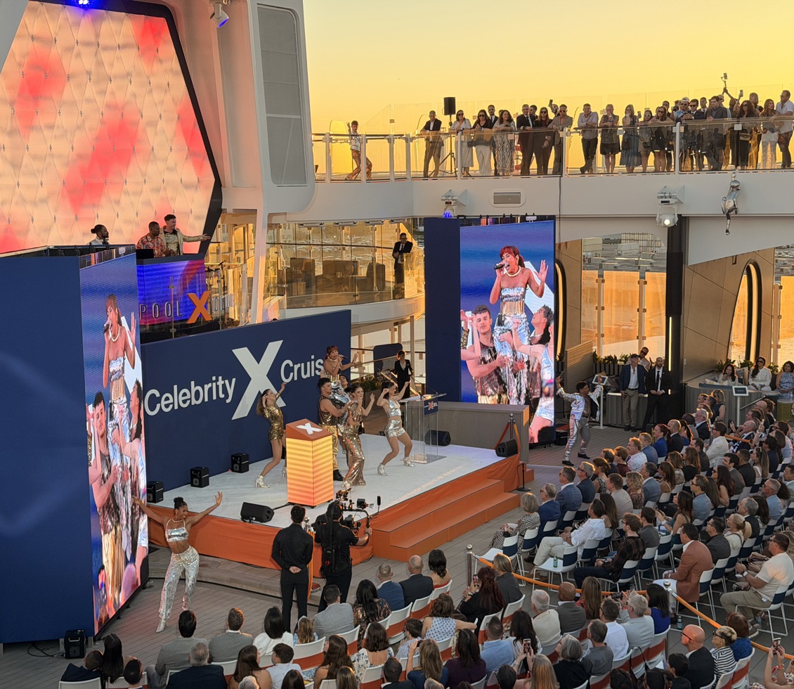 Celebrity Xcel Christening Ceremony 