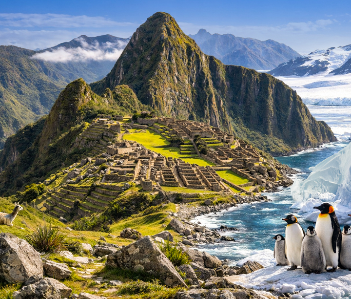 Lost Cities of Peru to Southern Legends: Machu Picchu, Sacred Valley & Antarctica 
