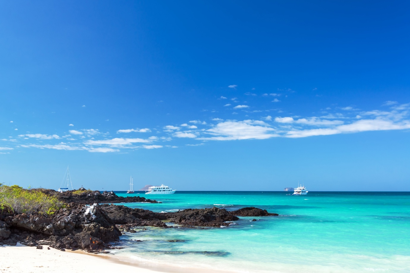 Bacha Beach on Santa Cruz island