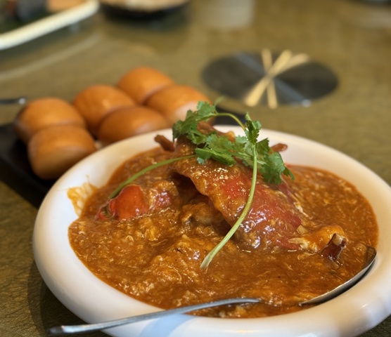 Local food at New Ubin in Chijmes