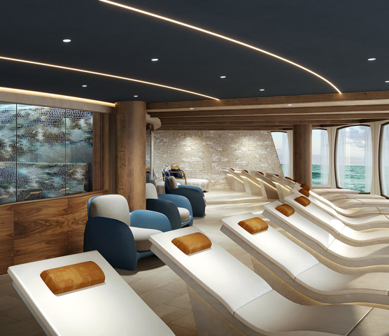 Spa heated Loungers