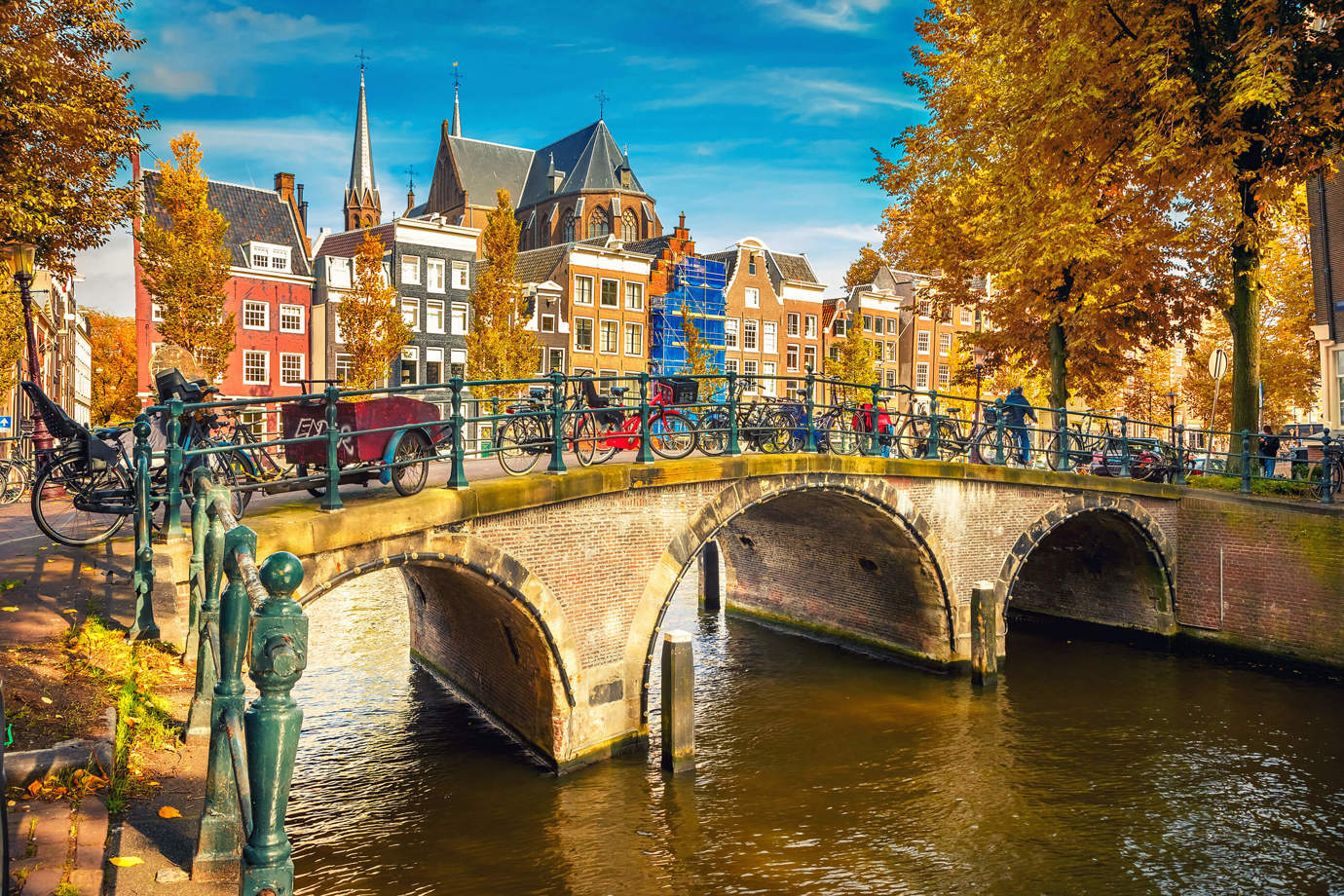 Bicycles (fiets) in Amsterdam