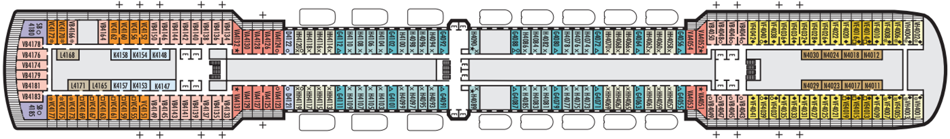 Deck 4 - Upper Promenade