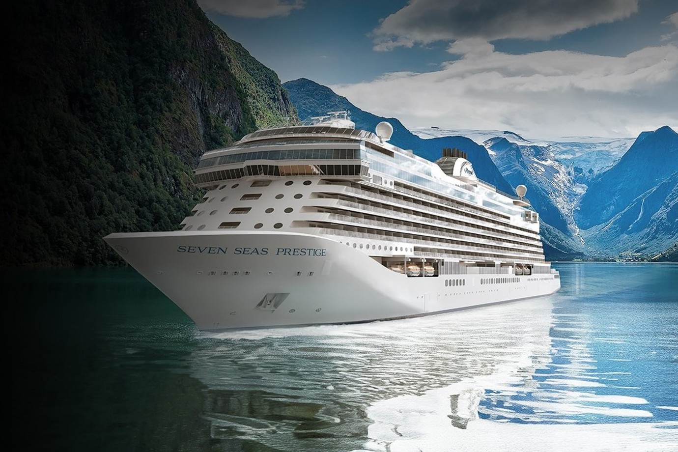 Exterior of the Seven Seas Prestige