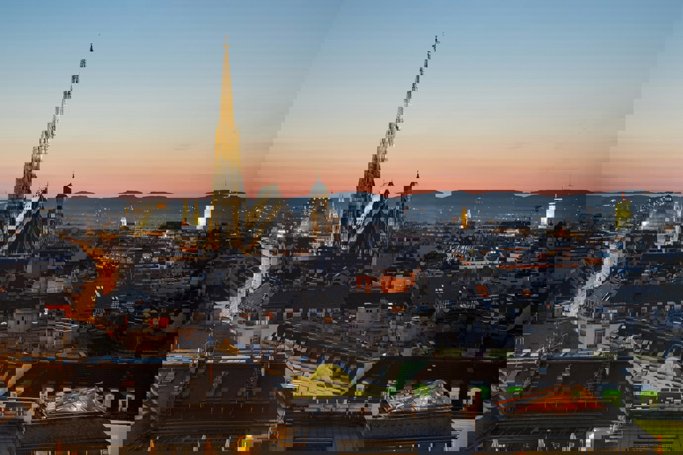 Vienna, Austria at Night