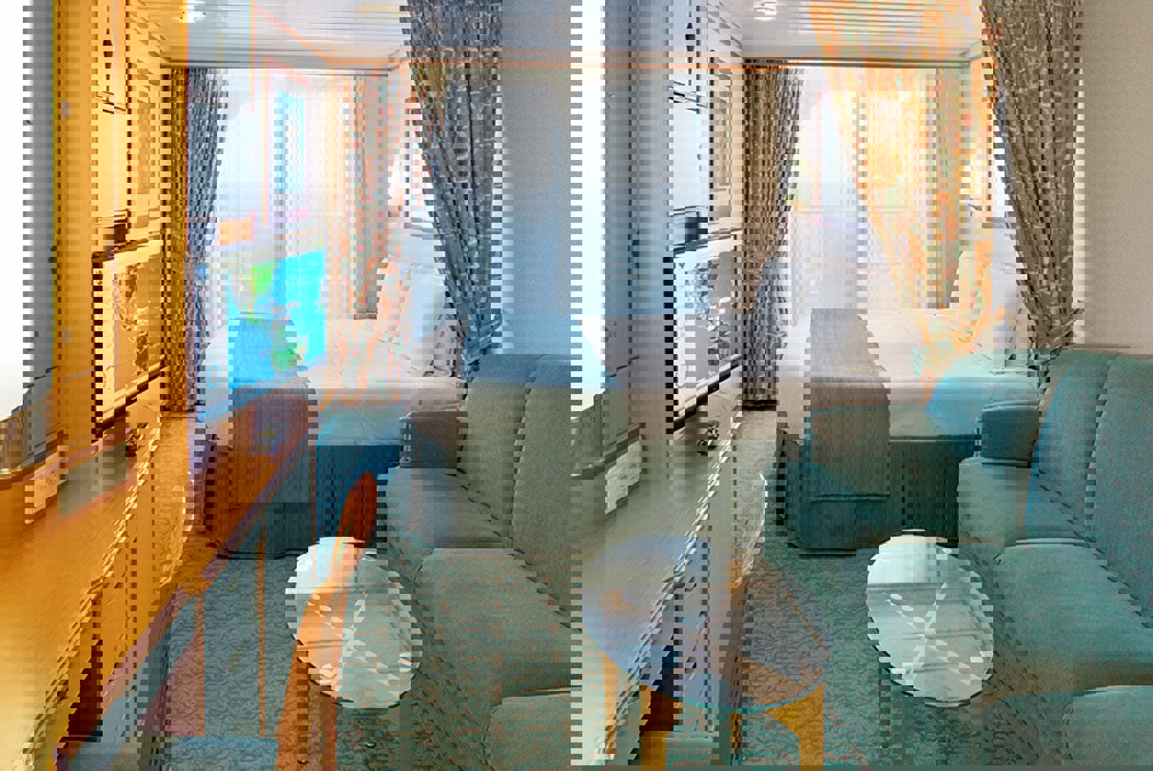 Spacious Ocean View Balcony