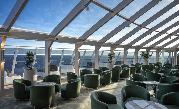 MSC Yacht Club Top Sail Lounge