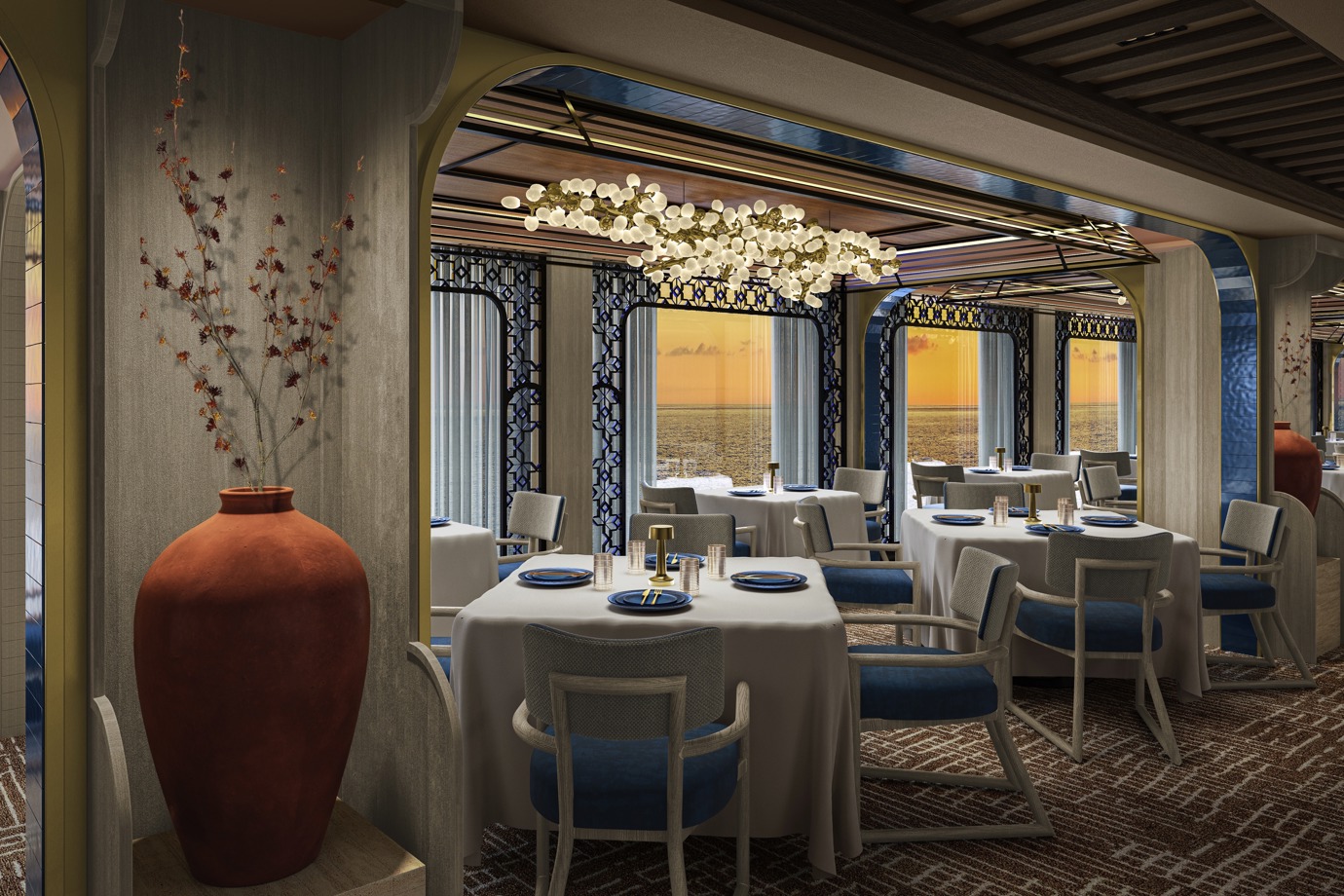 Mediterranean-inspired Azure Dining Venue