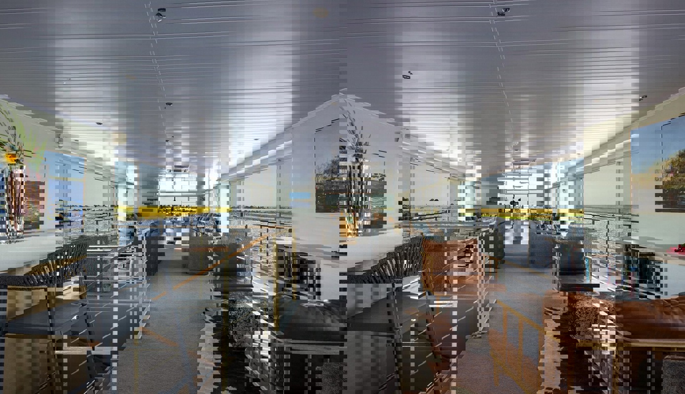 AmaWaterways, Zambezi Queen, Lounge View from Bow to Stern.jpg