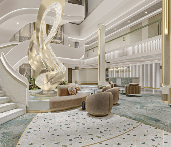 Oceania Sonata lobby