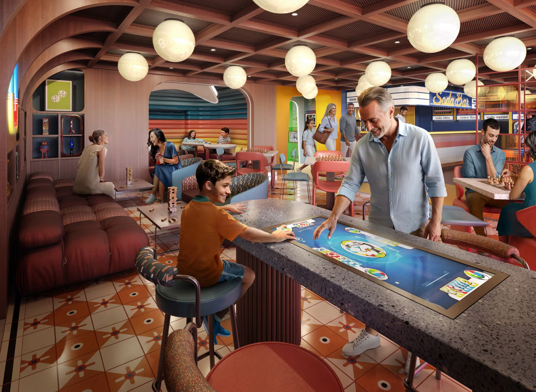 Msc Cruises Msc World Asia Clubhouse Soda Bar Rendering