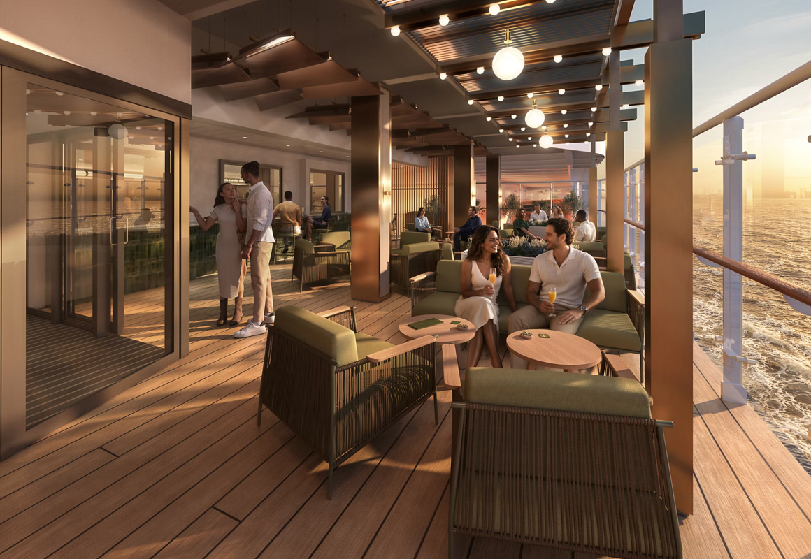Msc Cruises Msc World Asia Terraces Bar & Lounge Rendering