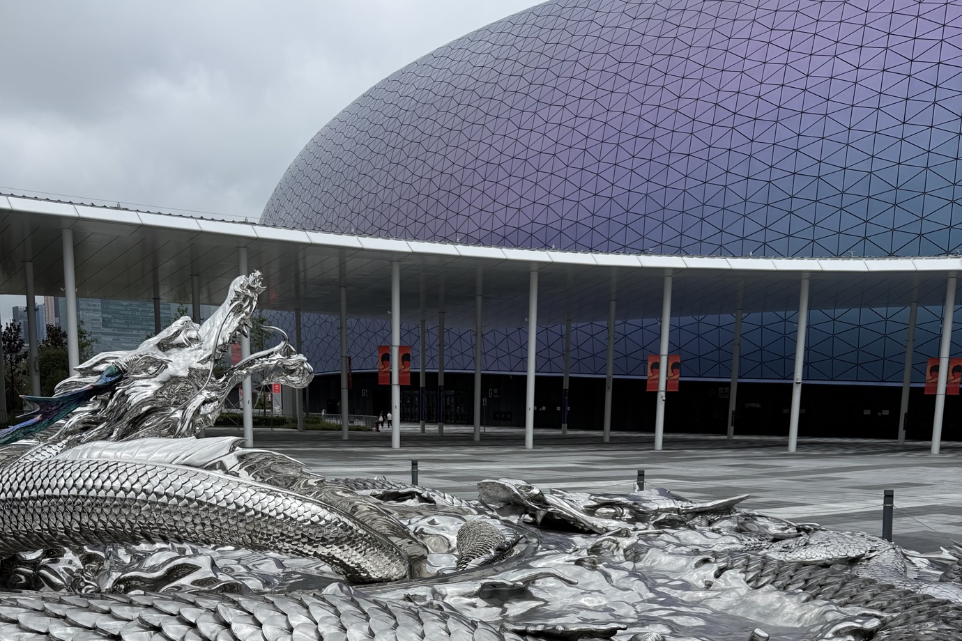 Kai Tak Stadium Nine Dragons Sculpture