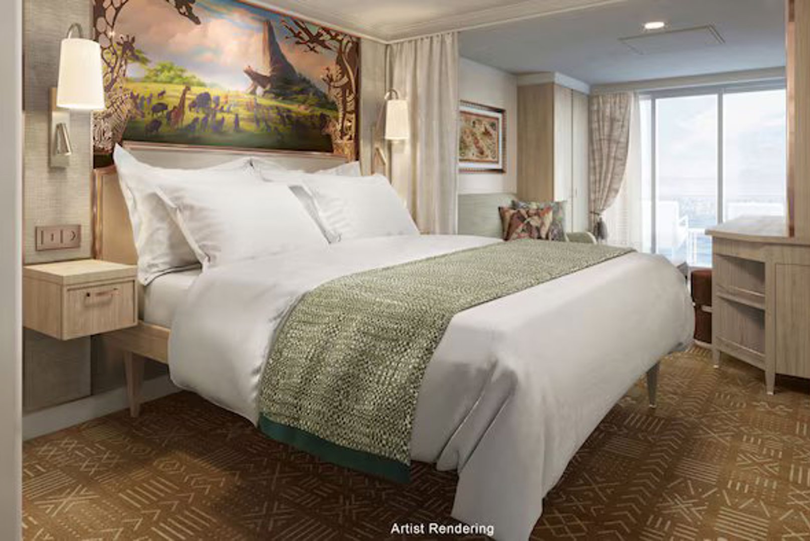 Concierge Family Oceanview Stateroom with Verandah