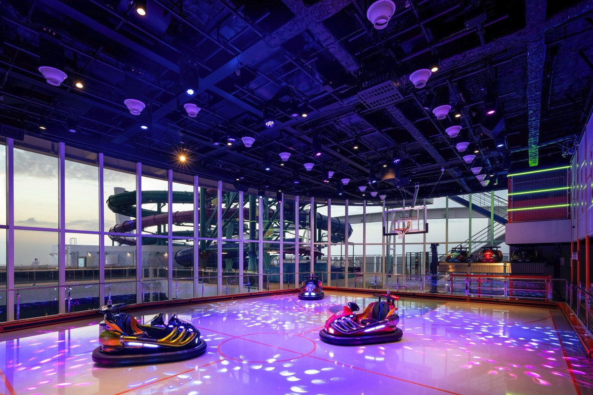 Msc Cruises Msc World Class Sportplex Bumper Cars ©Msc Rights, Ivan Sarfatti 4