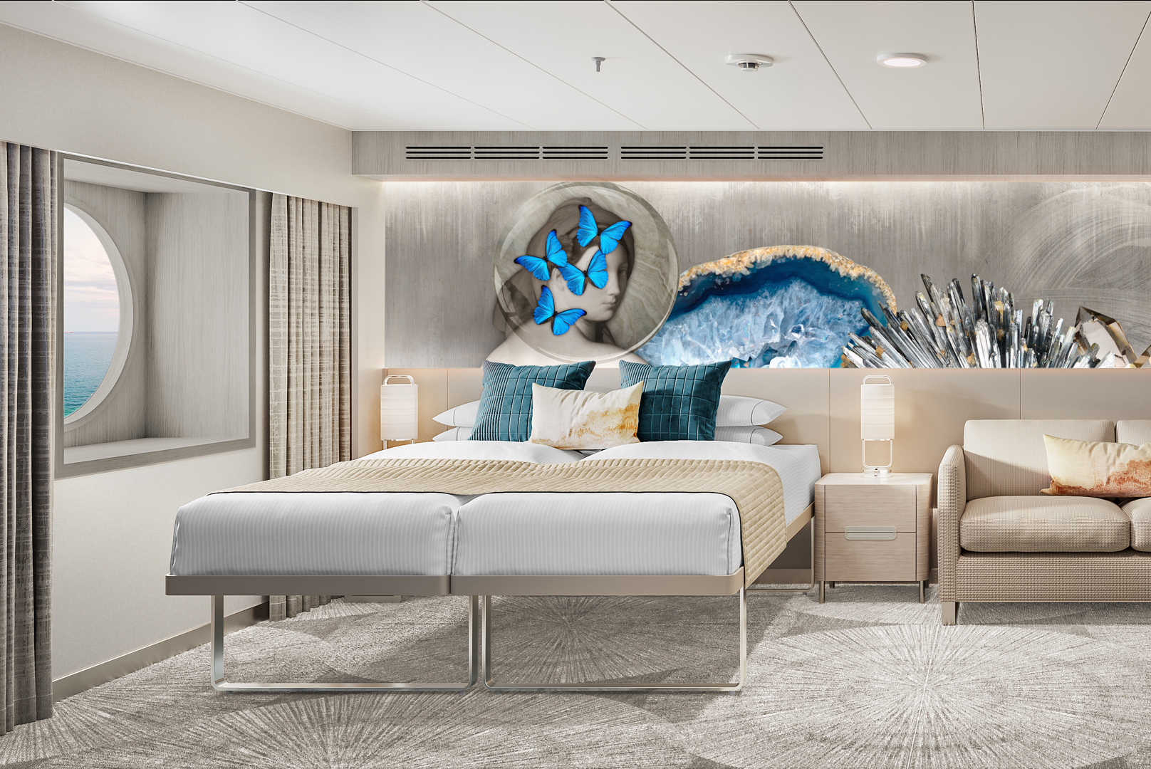 Oceanview with Round Window