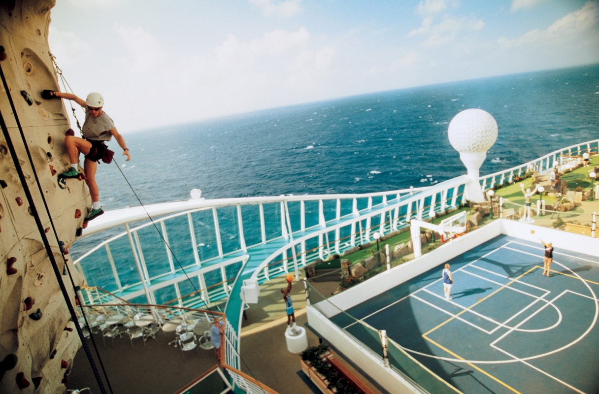 Royal Caribbean International Voyager of the Seas Exterior Rock Climbing Wall 6.jpg