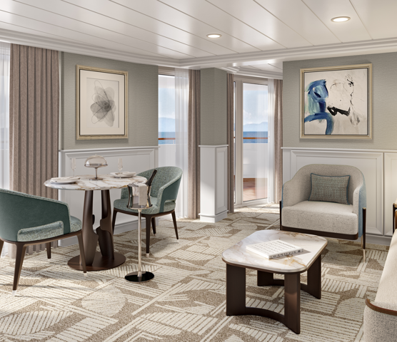 Oceania Aurelia Vista Suite Living Room
