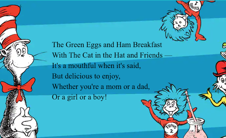 Green Eggs and Ham Breakfast