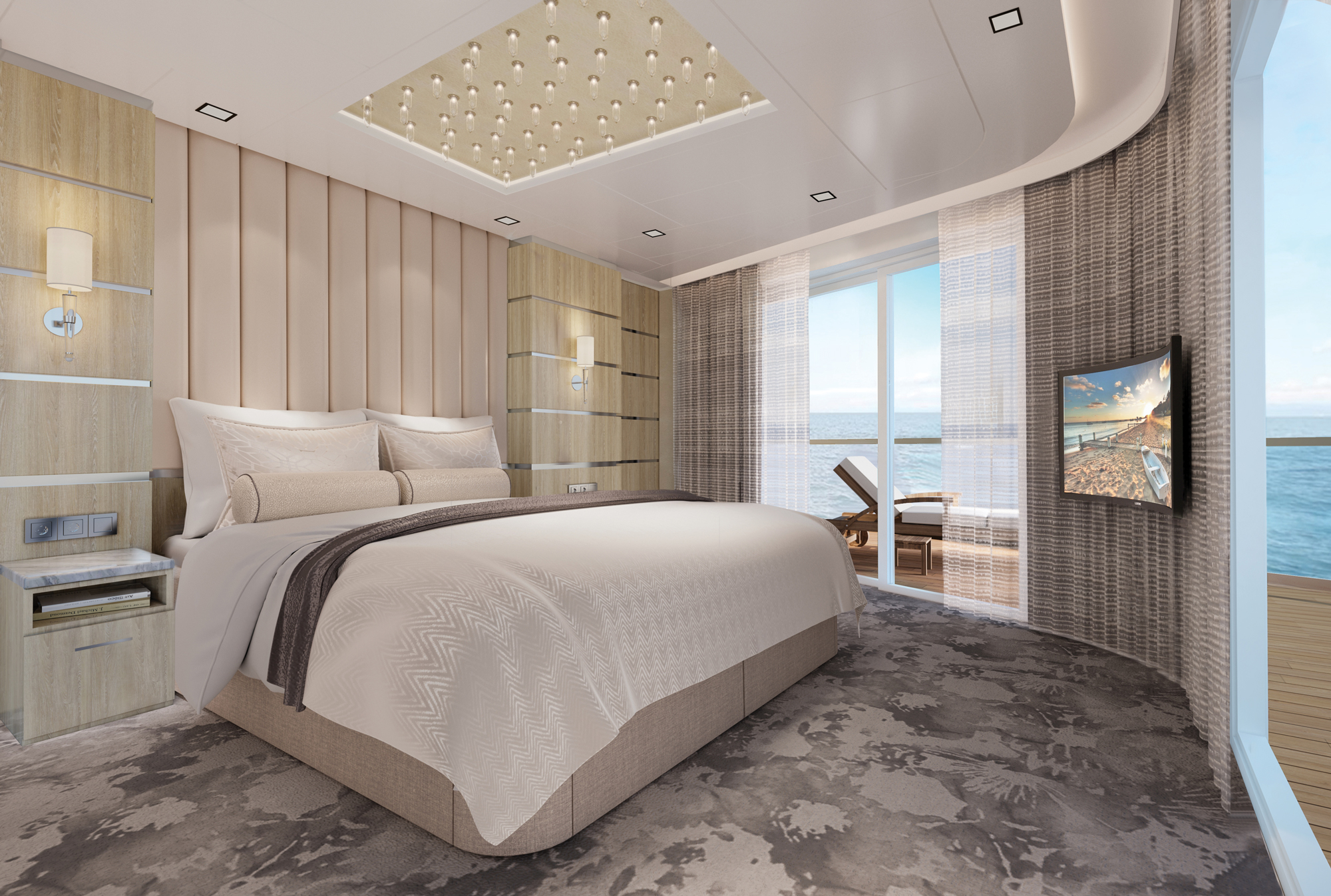 The Haven Deluxe Owner's Suite with Large Balcony