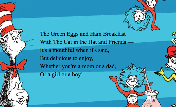Green Eggs and Ham Breakfast