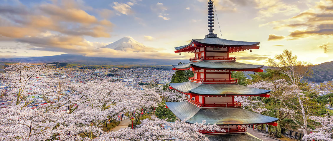 Mt. Fuji and Chureito Pagoda