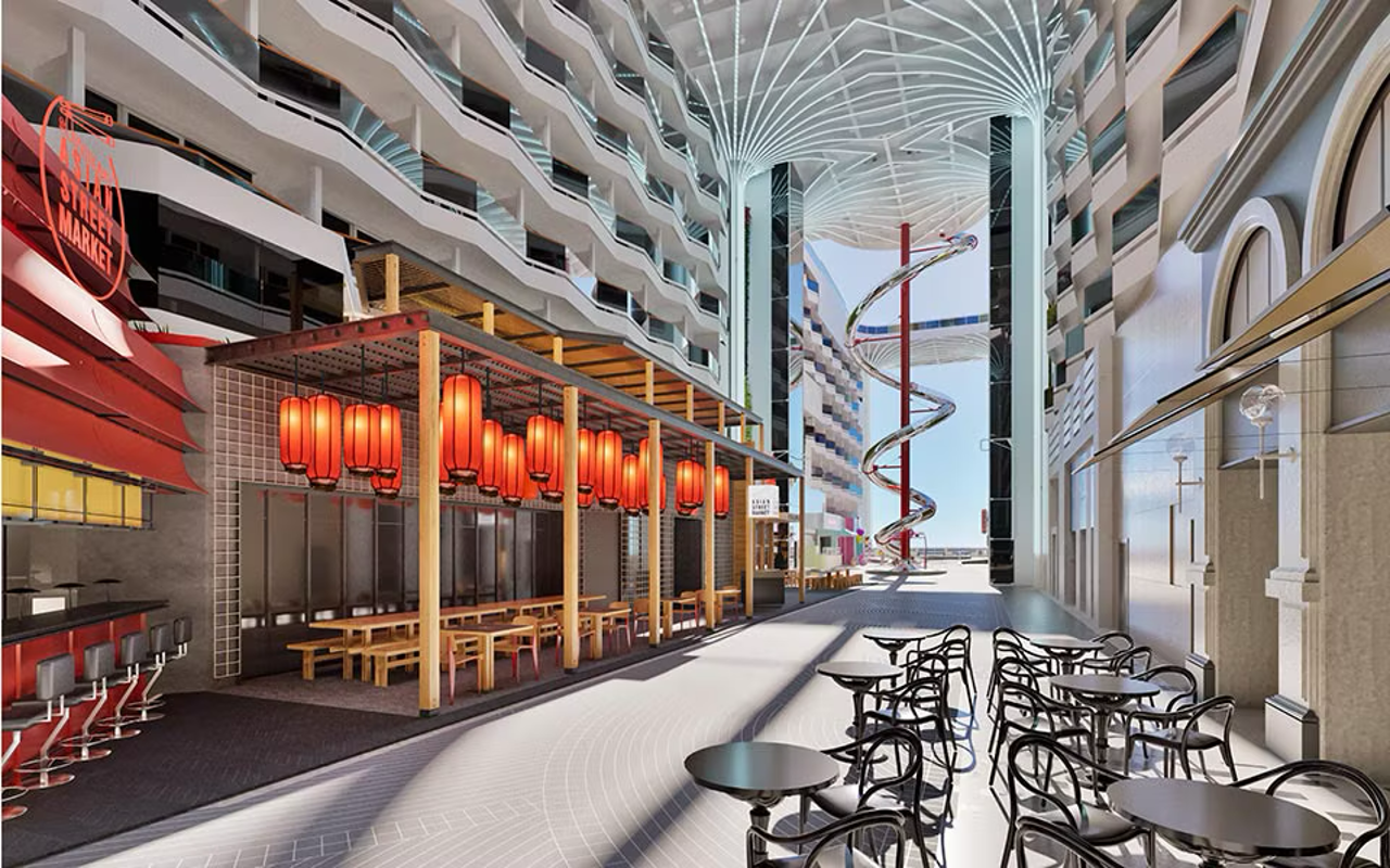 Msc World Asia Pan Asian Restaurant Rendering ©Msc Cruises