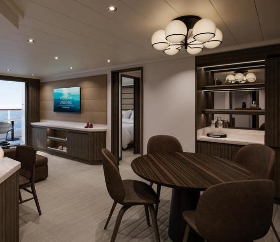 Suite Dining & Living Space