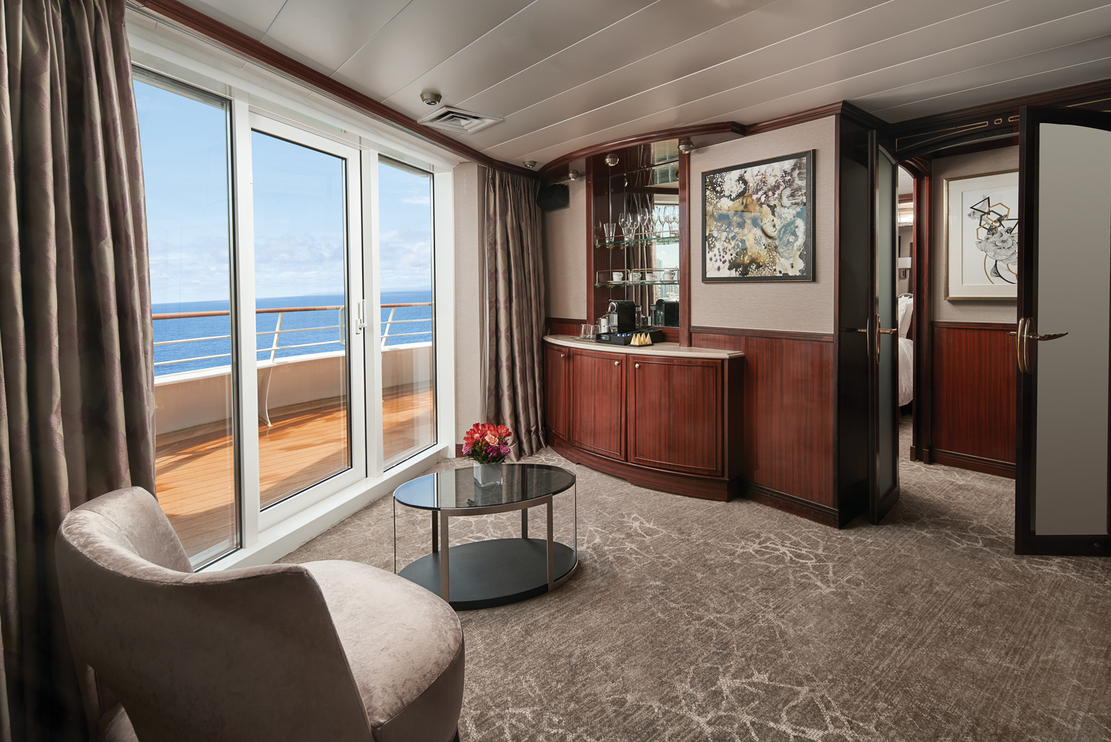 Aft-Facing Penthouse with Master Bedroom & Large Balcony