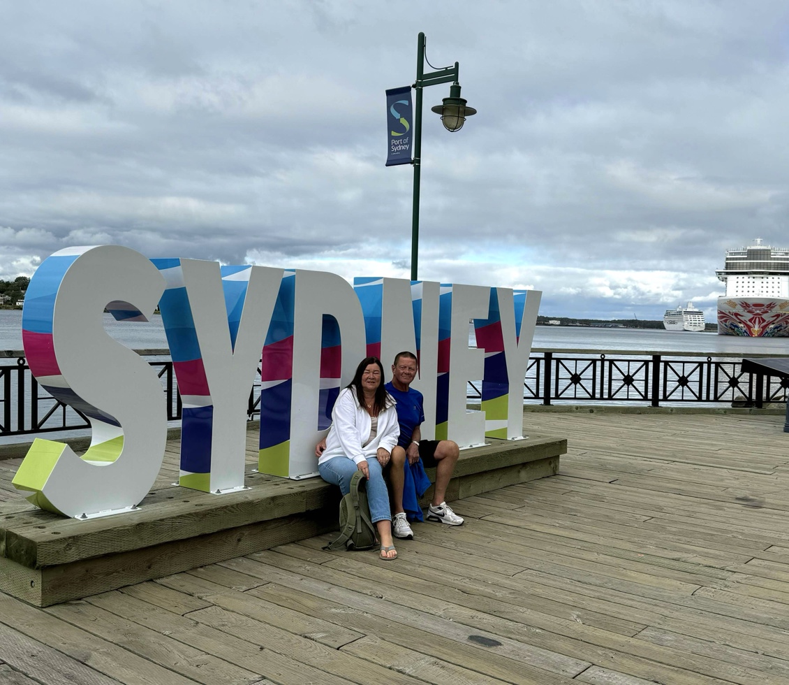 Couple in Sydney in Nova Scotia, Canada