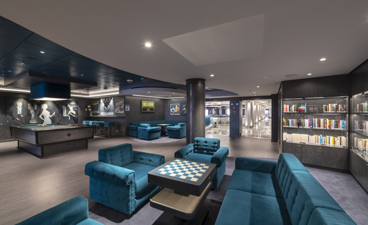 Billiard Room & Library