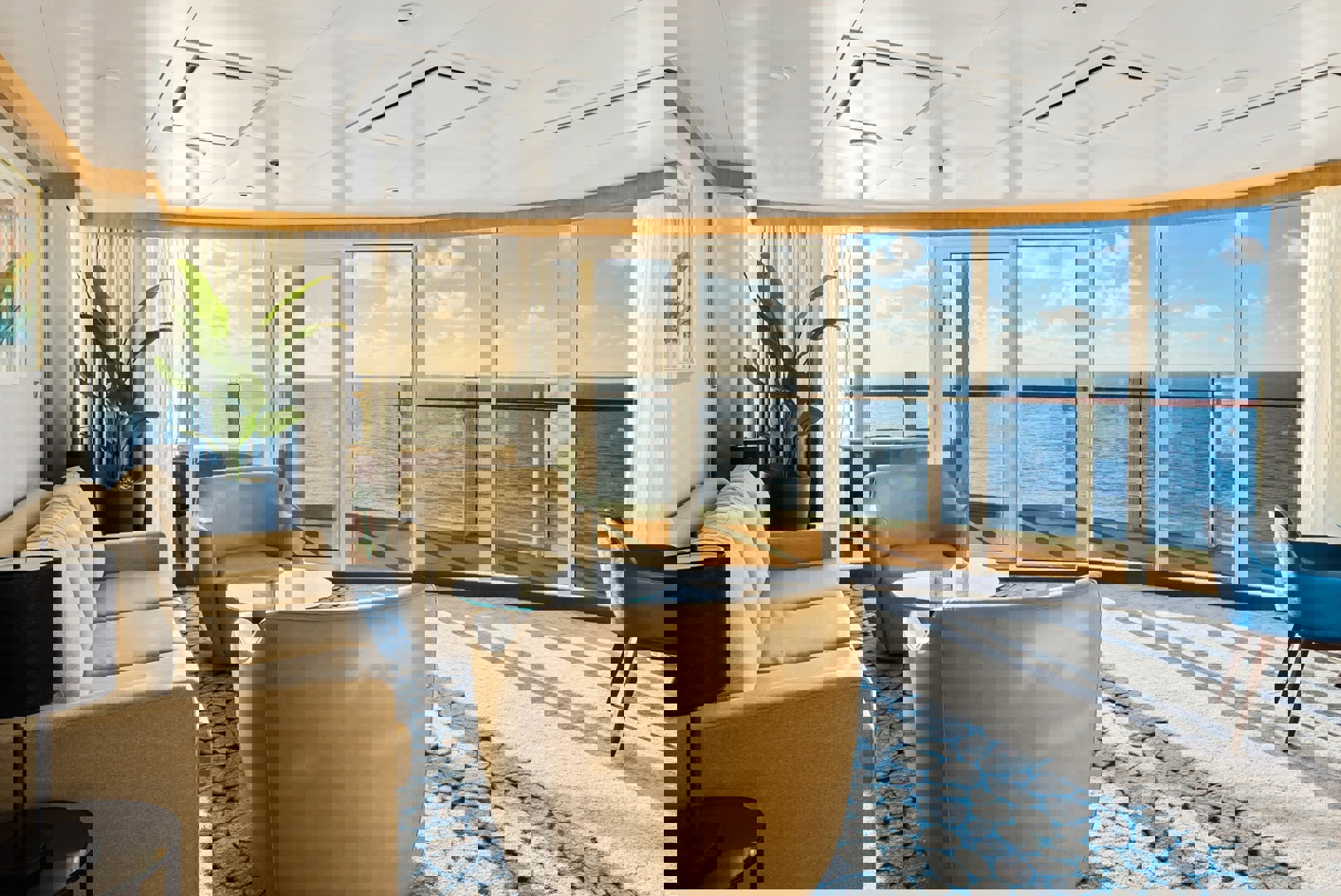 Spacious AquaTheater Suite Large Balcony - 2 Bedrooms