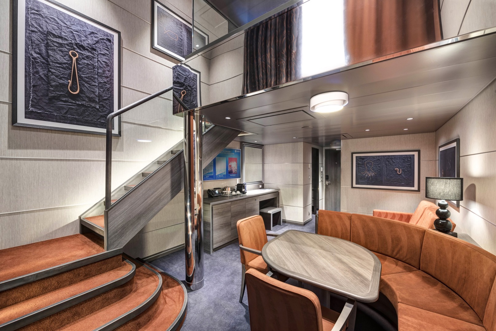 MSC Yacht Club Duplex Suite with Whirlpool