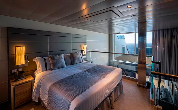 MSC Yacht Club Duplex Suite with Whirlpool Bath