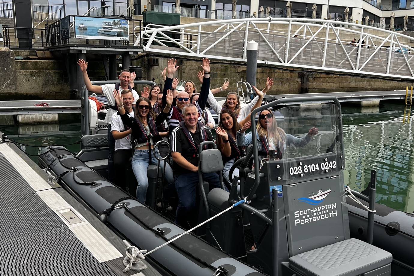 Team rib charter on the Solent