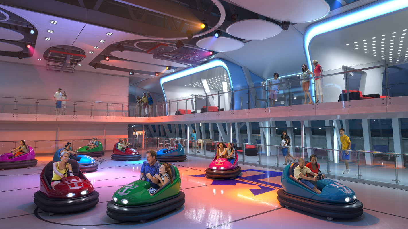Royal Caribbean International Anthem of the Seas Interior SeaPlex Bumper Cars.jpg