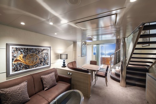 MSC Yacht Club Duplex Suite with Whirlpool