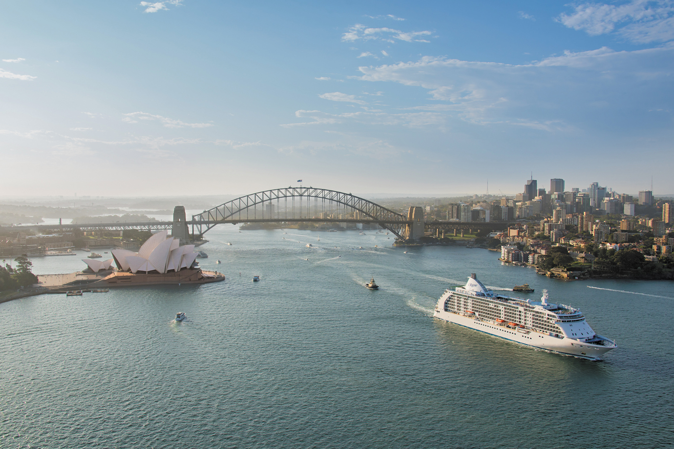 Seven Seas Voyager in Sydney Harbour