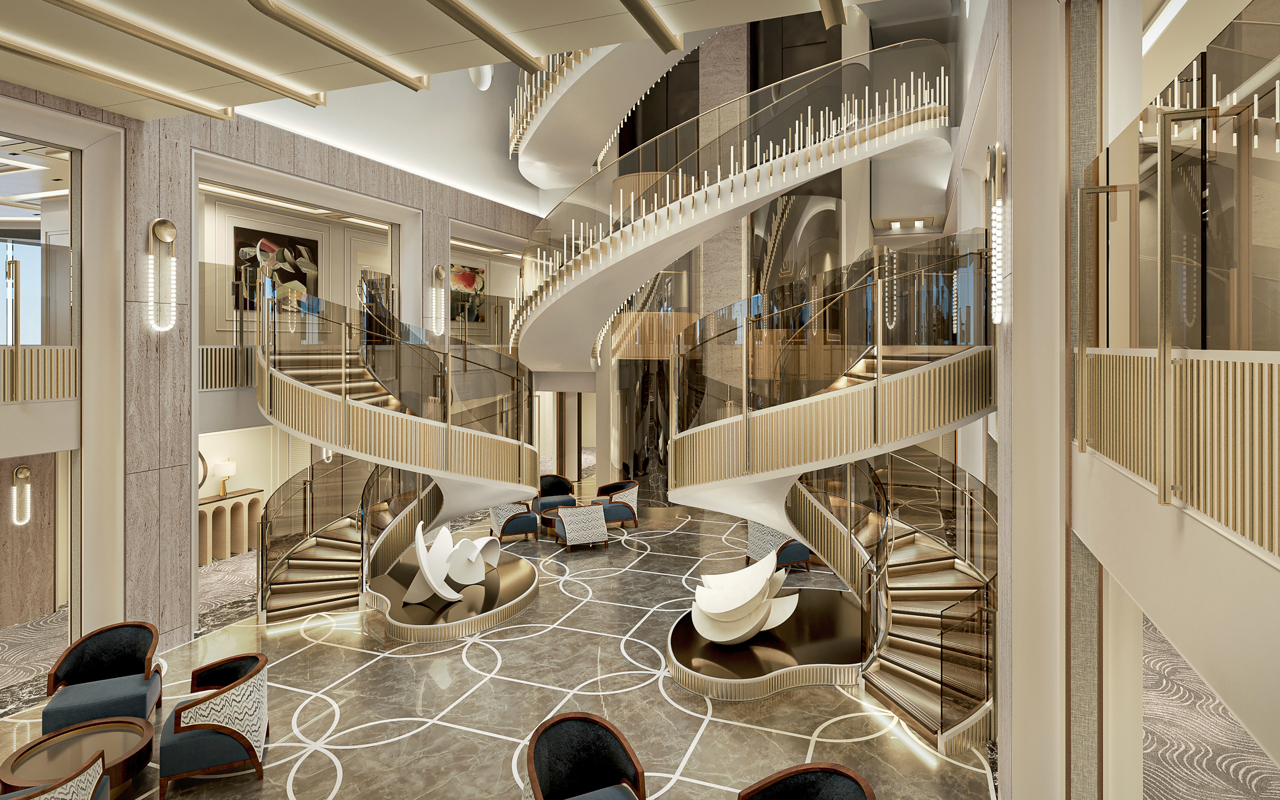 Regent Seven Seas Cruises, Seven Seas Prestige, Atrium 7.jpg