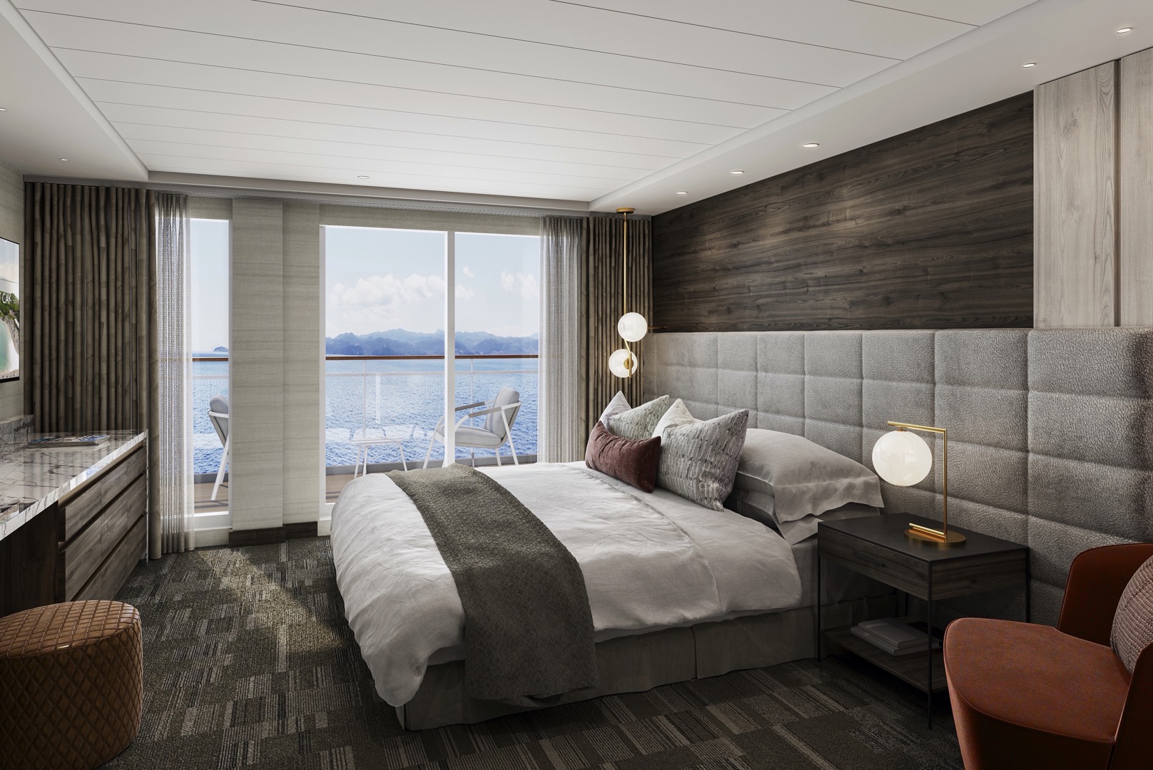 The Haven Aft-Facing Penthouse with Balcony