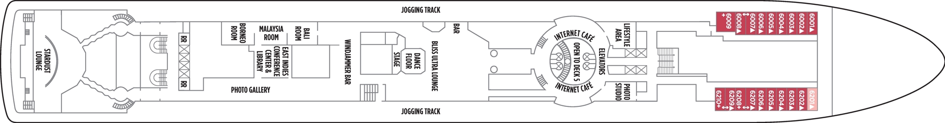 Promenade / Oslo Deck 6