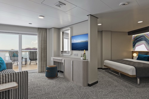 Aft-Facing Suite with Large Balcony