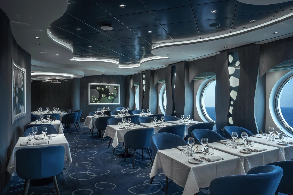 Msc Cruises Msc World Asia Bubbles Restaurant 2 ©Msc Rights