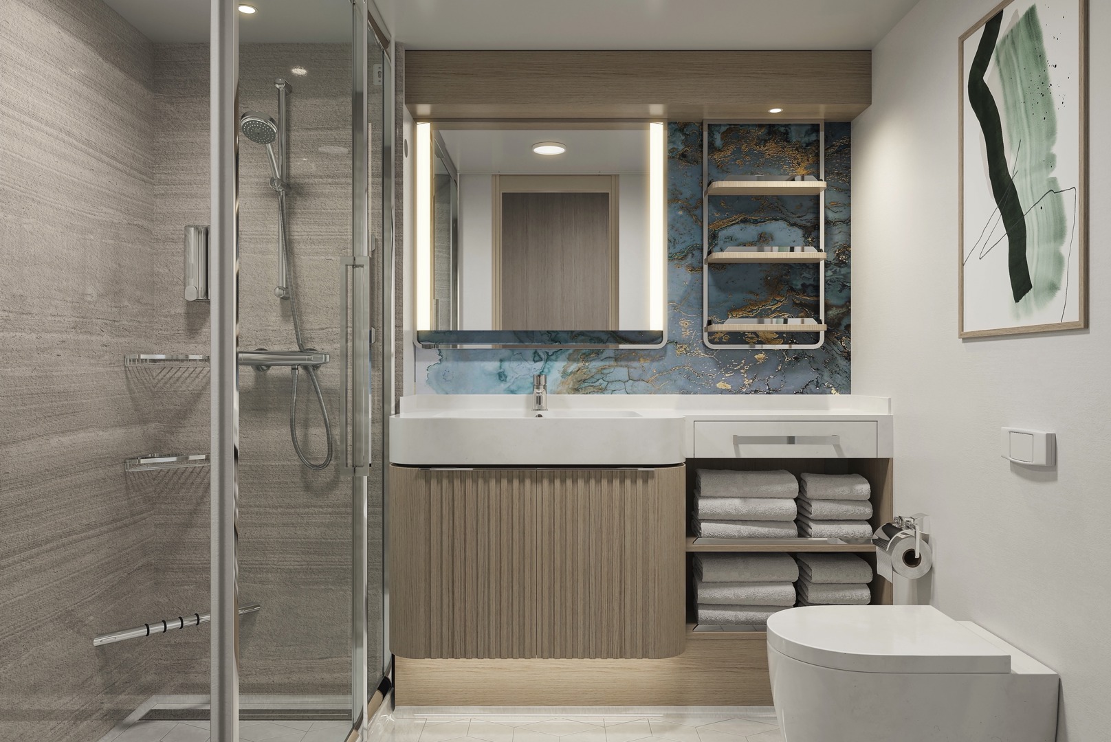 Aft-Facing Suite with Large Balcony