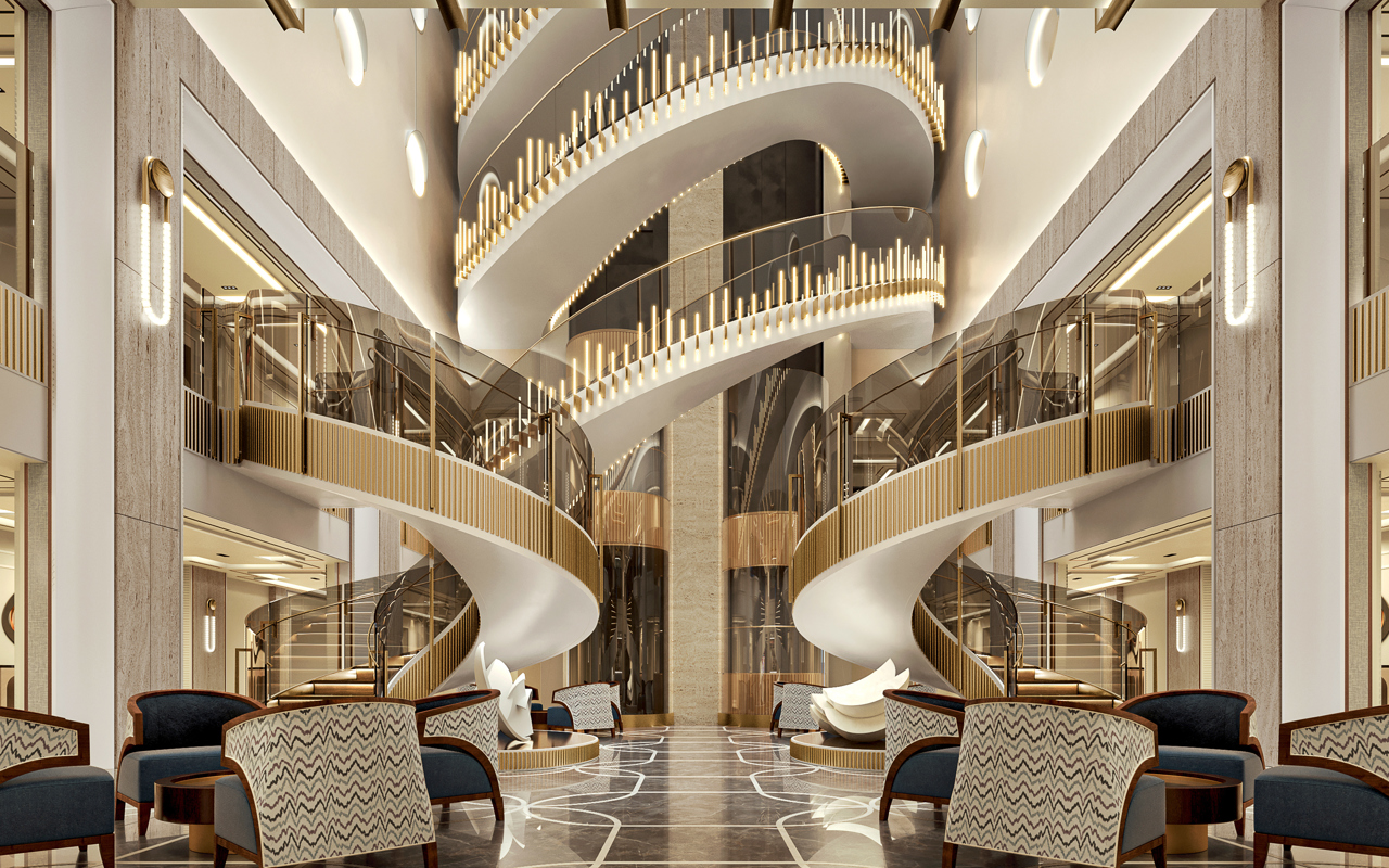 Regent Seven Seas Cruises, Seven Seas Prestige, Atrium 4.jpg
