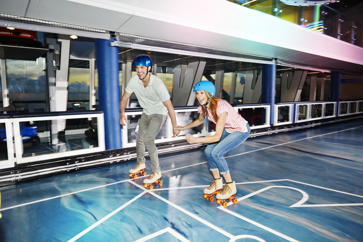 Royal Caribbean Anthem of the Seas Interior Seaplex Rollerskating 2.jpg