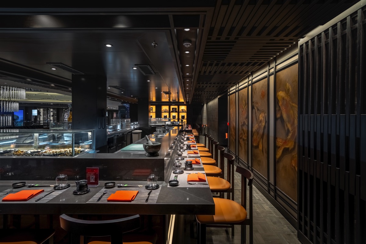 Msc Cruises Msc World Europa Kaito Sushi Bar   Ivan Sarfatti 1