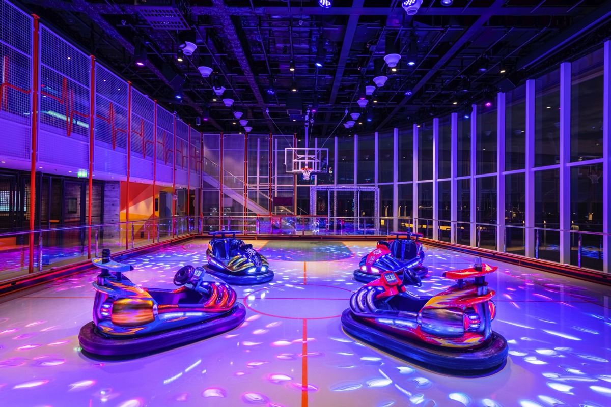 Msc Cruises Msc World Class Sportplex Bumper Cars ©Msc Rights, Ivan Sarfatti 3