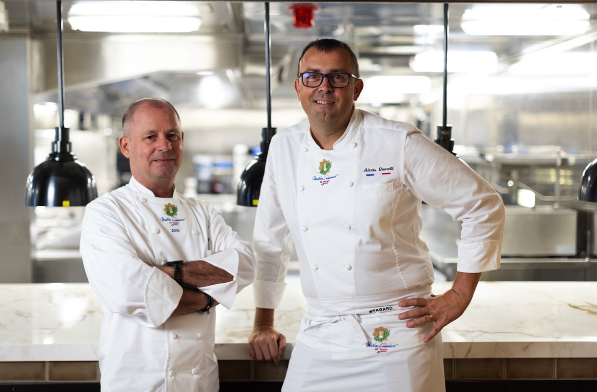 Oceania Sonata, Chef Eric Barale, Left, And Chef Alexis Quaretti, Right ©Oceania Cruises